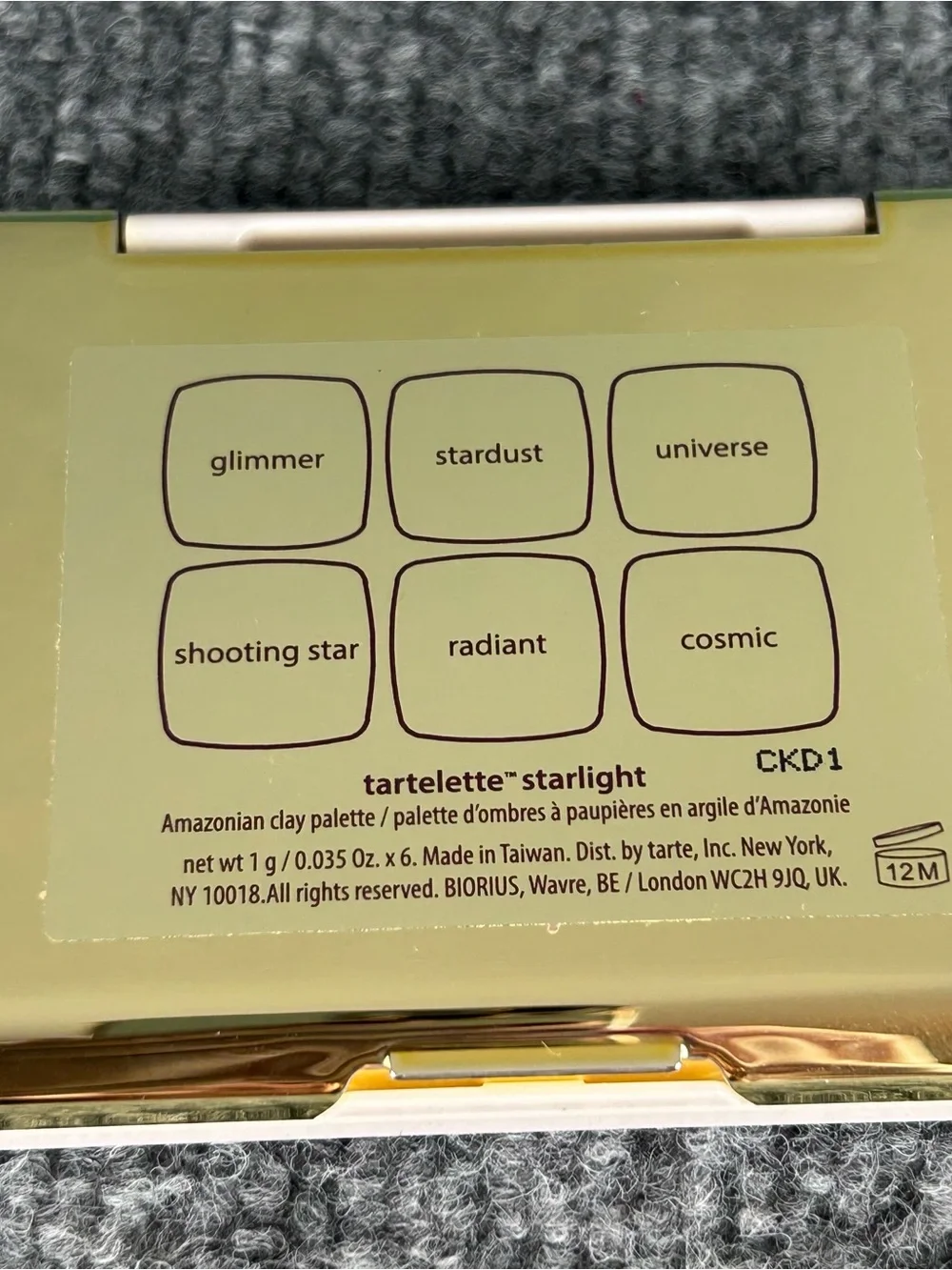 TARTE Tartelette STARLIGHT Amazonian Clay Shimmer Eyeshadow Palette 6 Pan